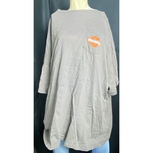 Harley Davidson Graphic T Shirt Mens L Palm Tree Sunset Print 5xL